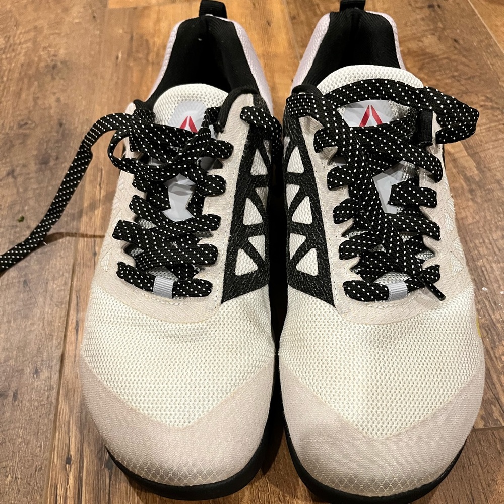 Reebok Nano 6 White/Black Kevlar Sz 10